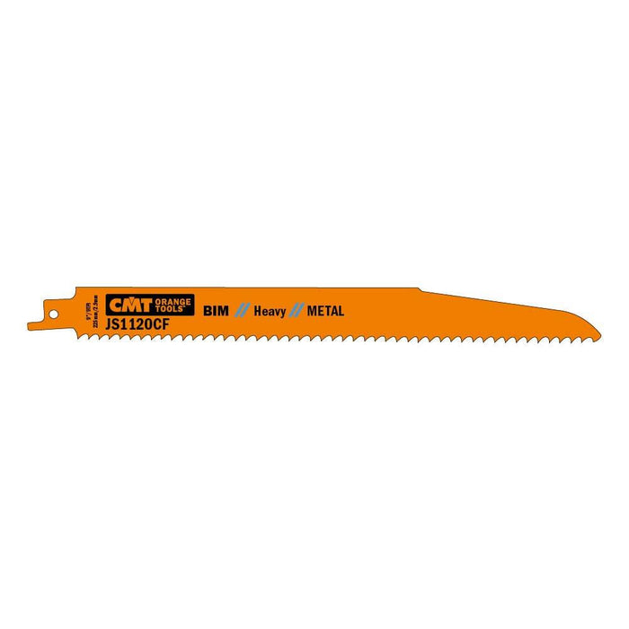 CMT USA, Inc. JS1120CF-5 CMT 9 TPI Bimetal Reciprocating Saw Blades for Metal (5 Pack), 8"