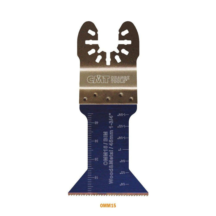 CMT OMM15-X1 Plunge & Flush-Cut Blade For Wood & Metal Quick Release Oscillator Multicutter,