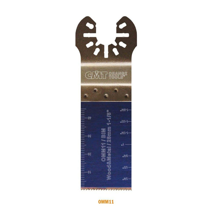 CMT OMM11-X5 5 Pcs Plunge & Flush-Cut Blade for Wood & Metal Quick Release Oscillator Multicutter,