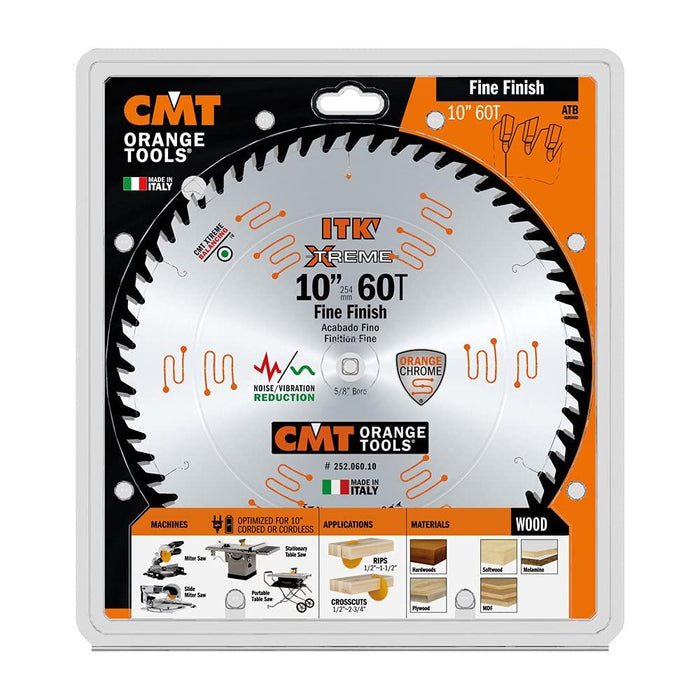 CMT ORANGE TOOLS 252.060.10 ITK FINE CUT OFF 10"x60x5/8"