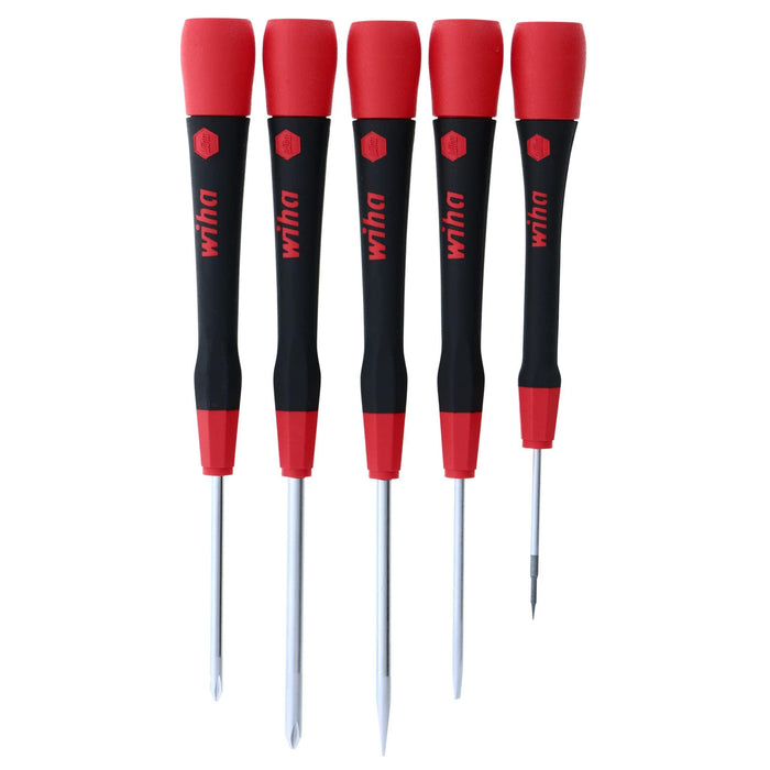 Wiha Precision Slotted & Phillips Screwdriver Set 5 Piece