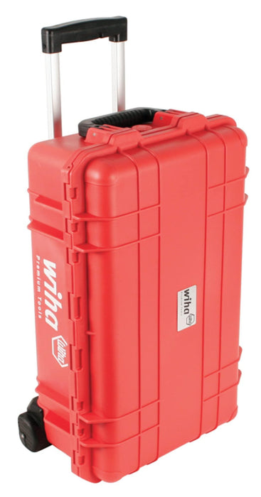 Wiha 32800 Insulated Tool Set with Screwdrivers, Nut Drivers, Pliers, Cutters, Ruler, Knife and Sockets in Rolling Tool Case, 10,000 Volt Tested and 1000 Volt Rated, 80-Piece Set