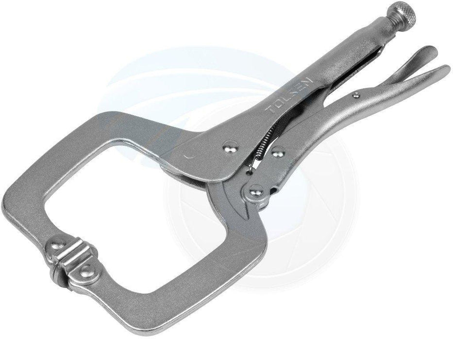 Tolsen 11-inch 280mm C-Clamp Locking Vise Grips Pliers