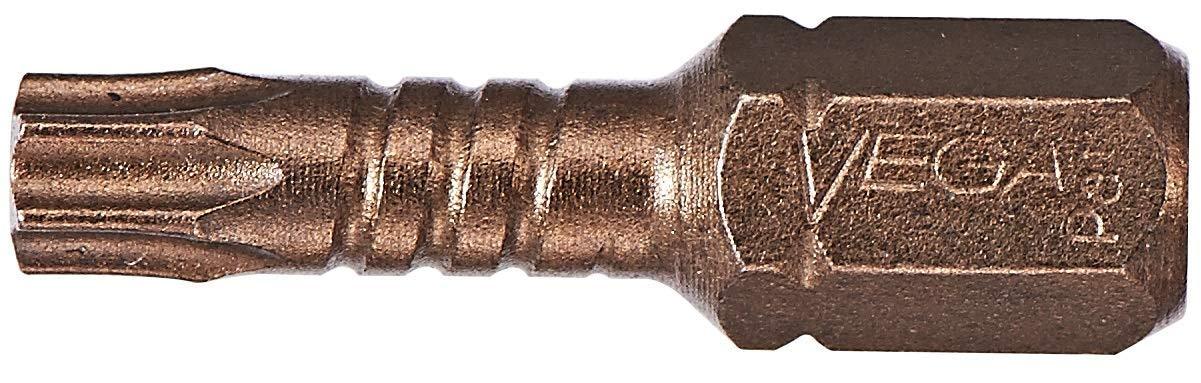 VEGA T27 TORX Impact Driver Bits. Impactech Professional Grade Impact Grade T-27 TORX 1" Bits. (Pack of 10) P125T27A-10