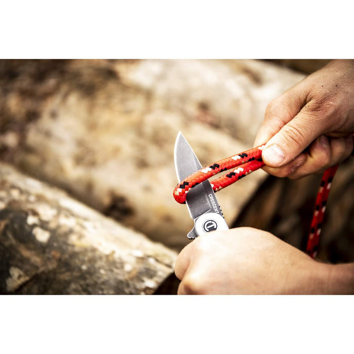 Crescent 3-1/4 Inch Drop Point Aluminum Handle Pocket Knife - CPK325A