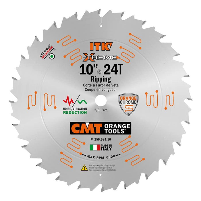 CMT ORANGE TOOLS 250.024.10 ITK RIPPING BLADE 10"x24x5/8"
