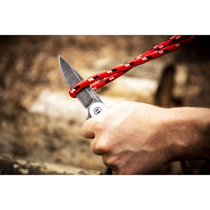 Crescent 3-1/4 Inch Drop Point Aluminum Handle Pocket Knife - CPK325A