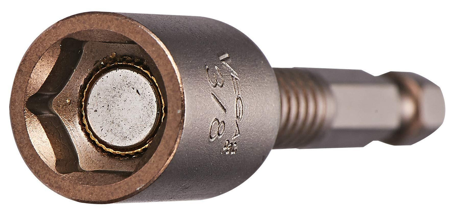 VEGA Impact 3/8" Magnetic Nut Setter. Professional Grade Impact Nut Driver. 3/8" Hex Drive x 2-9/16" Length (Pack of 2) P165MN616-2