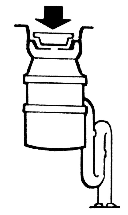 Plumb Pak PP820-11 Garbage Disposal Stopper, Black