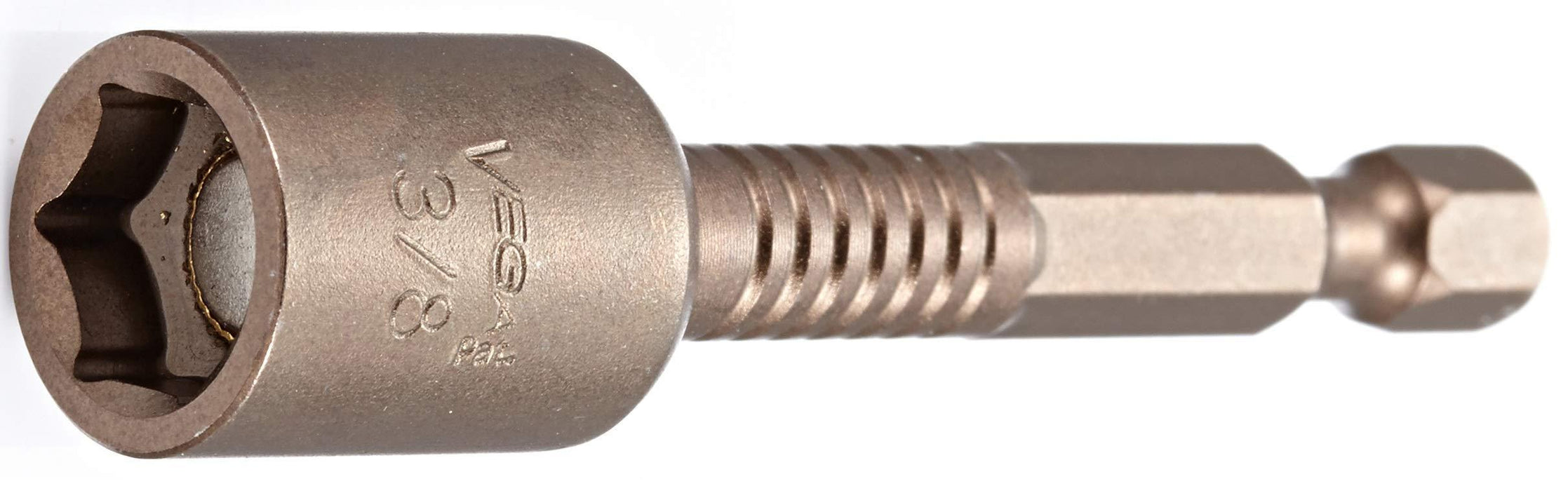 VEGA Impact 3/8" Magnetic Nut Setter. Professional Grade Impact Nut Driver. 3/8" Hex Drive x 2-9/16" Length (Pack of 2) P165MN616-2