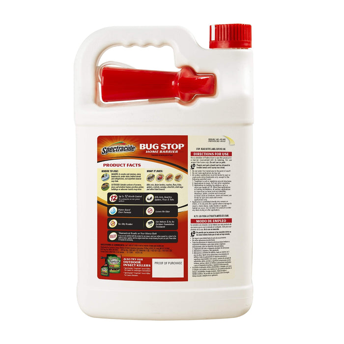 Spectracide Bug Stop Home Barrier, Ready-To-Use, 1-Gallon, Indoor Plus Outdoor Insect Control