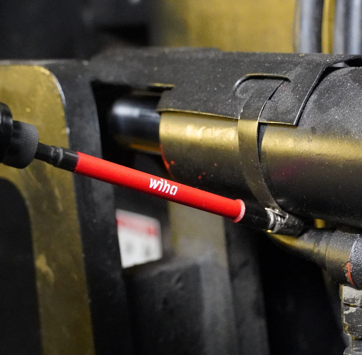 Wiha Color Coded Magnetic Nut Driver Set SAE - 6 Piece (1/4in, 5/16in, 3/8in, 7/16in, 1/2in, 9/16in)