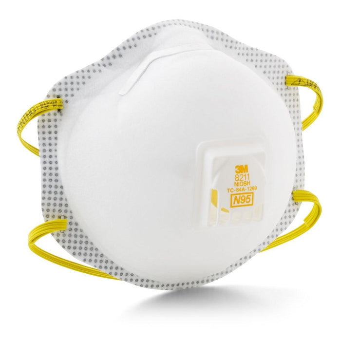 7000029720 3M™ 8211, Disposable Respirator, Small, N95, White, Cup