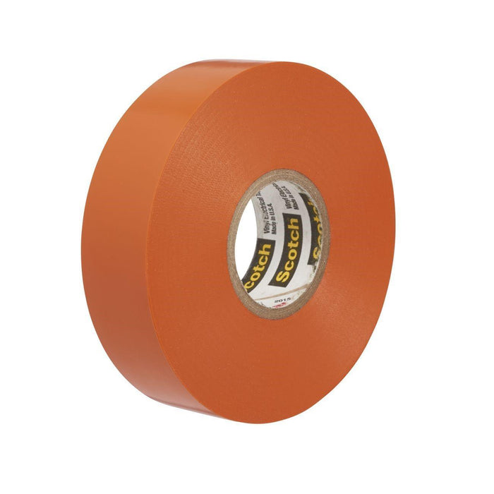 54007-10273 3M Electrical Tape,Scotch vinyl electrical color coding tape 35,Orange,1/2"x20ft