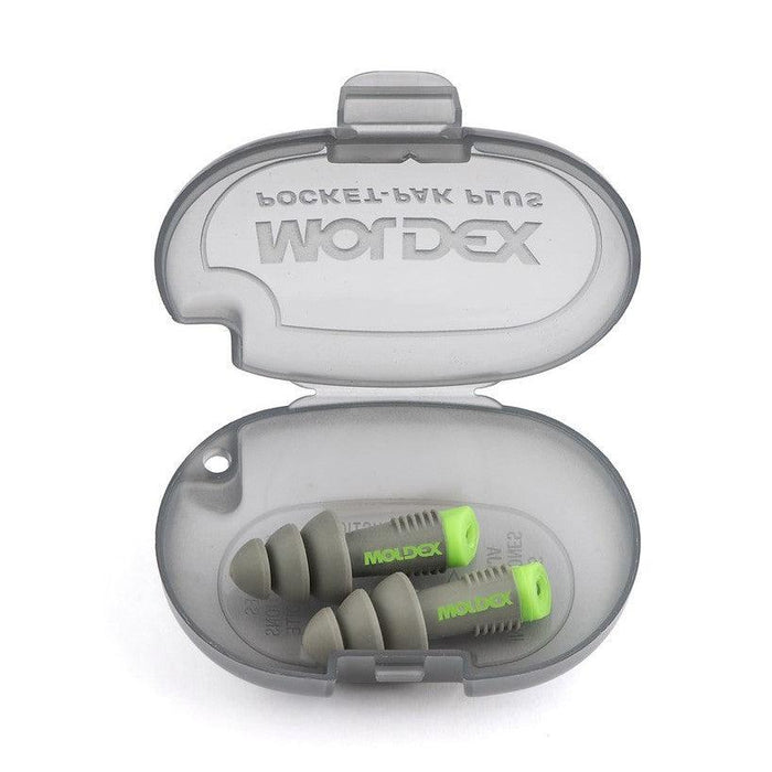 6430 Moldex Alphas Earplug, One Size, Reusable, Flanged, Uncorded, Gray/Green Plug, 27 dB, PVC Free