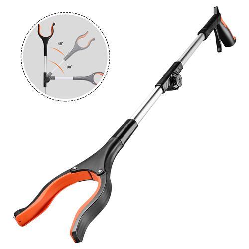 30'' FOLDING REACHER & GRABBER TOOL BLACK & ORANGE