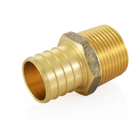 1" PEX x 3/4" Male Threaded Adapter Pack of 50