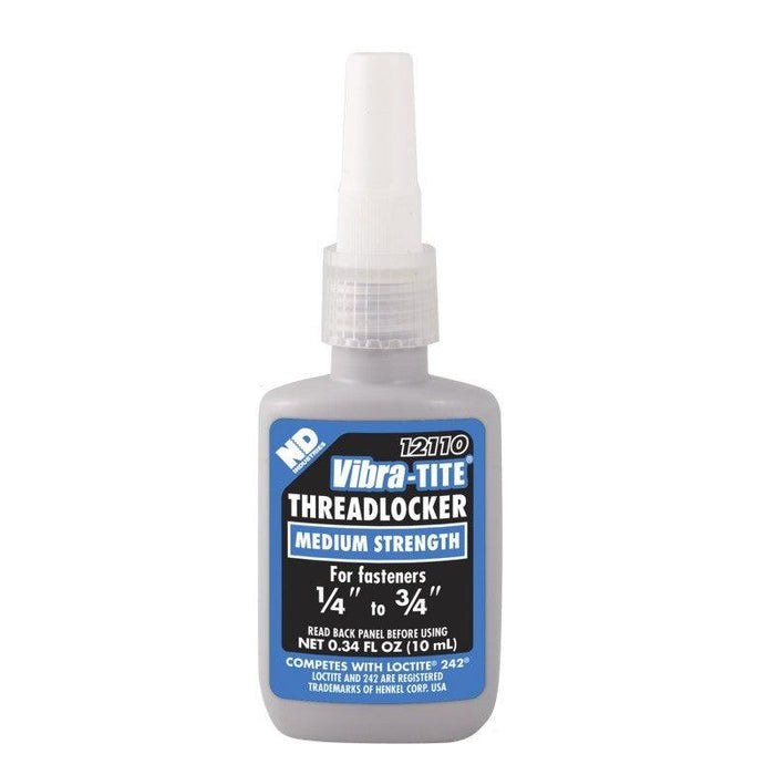 12110 Vibra-Tite Thread Sealant,Medium strength thread locking sealant,10 ml