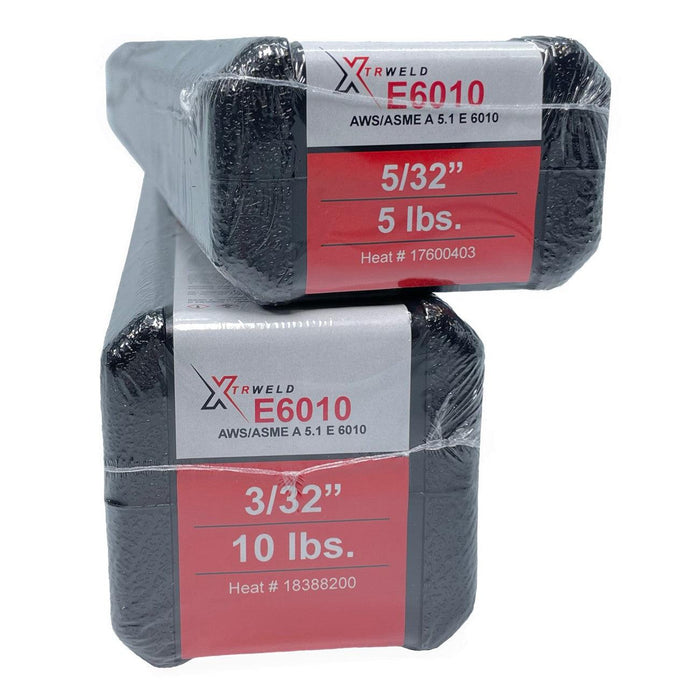 5-Pack SE6010093-5 XTRweld Select 6010 Filler Metal, 3/32, Mild & Low Alloy Steel, 25 lb