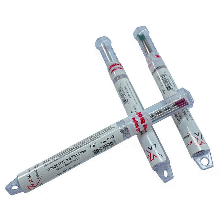 WTTH2040-3DP XTRweld 2% Thoriated Tungsten Electrode, 0.040, Red, 3 Piece