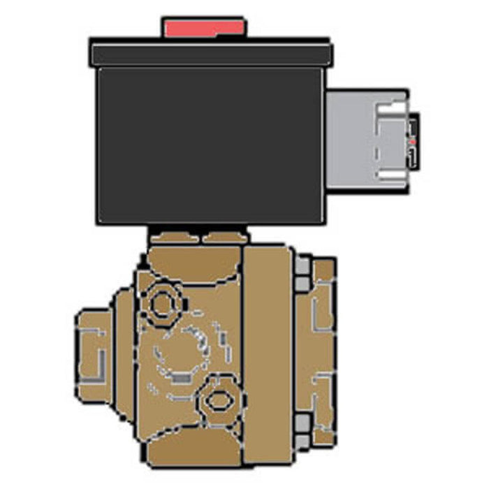 VALVE, ASCO SOLENOID EFHB8342G003MS 3/8 4 WAY MANUAL OVER RIDE EXPL PROOF HIGH TEMP 120 VAC