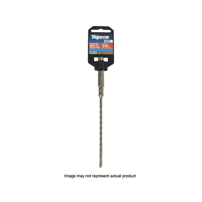 Tapcon BX51914 Drill Bit, 3/16 in Dia, 5-1/2 in OAL, Round Shank