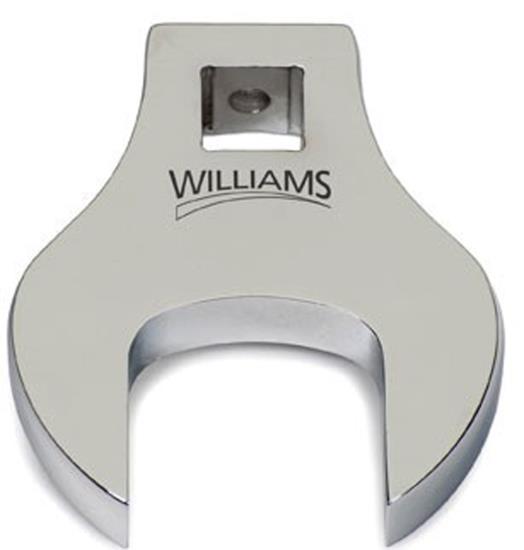 Crowfoot Wrench, Open End, 3/8 Inch Dr, Satin-Chrome, SAE - JHWBCO22