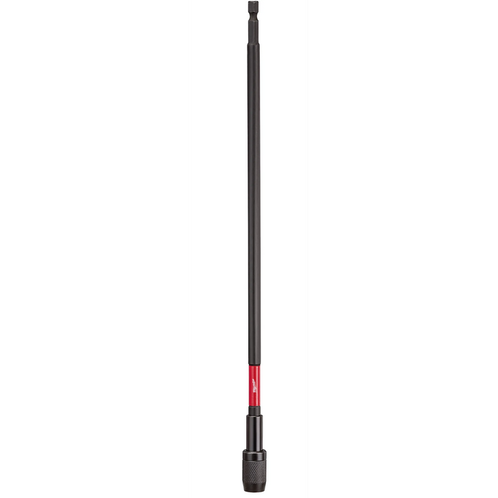 Milwaukee Shockwave 12 in. Alloy Steel Impact Magnetic Locking Bit Holder 1/4 in. Hex Shank 1 pc 48-32-4533, main product view