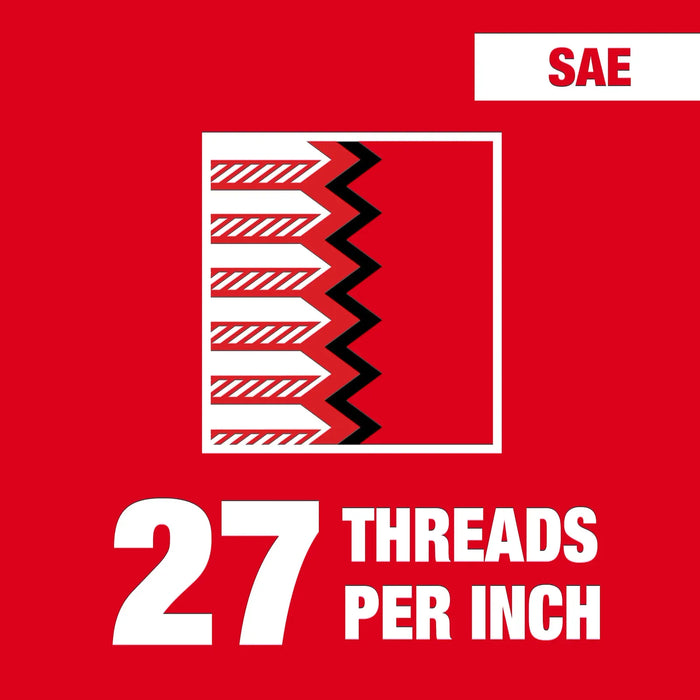 Milwaukee 1/8"-27 NPT 1-Inch Hex Threading Die 49-57-5389