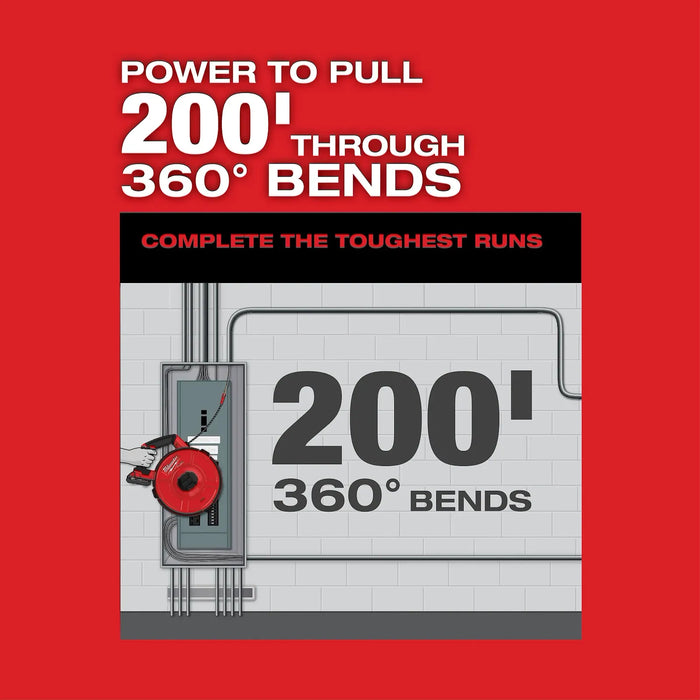 Milwaukee M18 FUEL™ ANGLER™ Pulling Fish Tape Powered Base (Tool-Only) 2873-20
