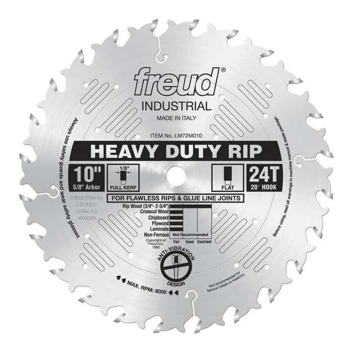 Freud 10" Heavy-Duty Rip Blade
