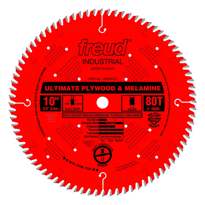 Freud 10" Ultimate Plywood & Melamine Blade