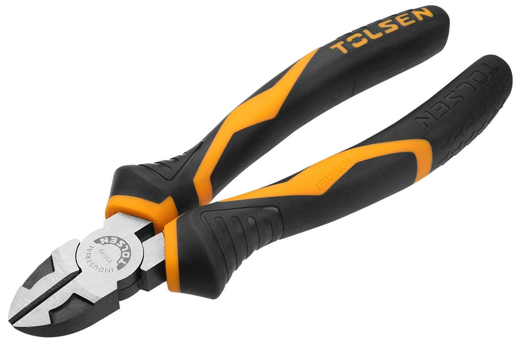 Tolsen Diagonal Cutting Pliers 7″ (Industrial) Cr-V, Black Finish10019