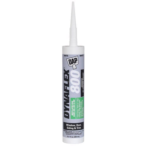 DAP Dynaflex 800 White Elastomeric Polymers Waterproof Sealant 10.1 oz