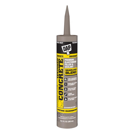 DAP Textured Gray Acrylic Latex Concrete and Mortar Waterproof Sealant 10.1 oz