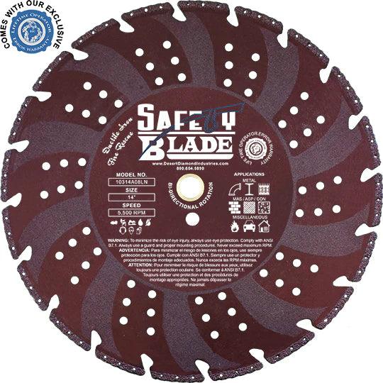 14in Diameter, 20mm arbor Fire Rescue Safety Blade Desert Diamond Industries 103-14A