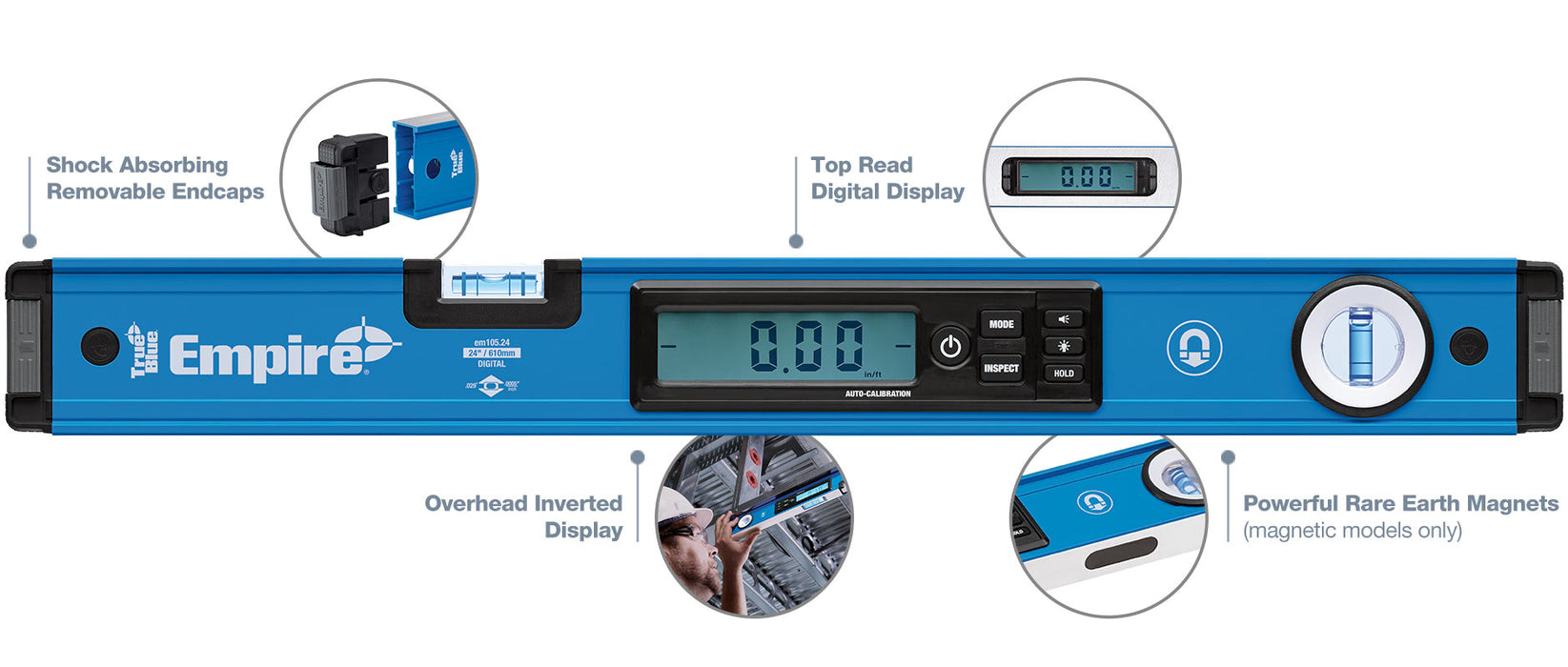 72" True Blue Digital Level