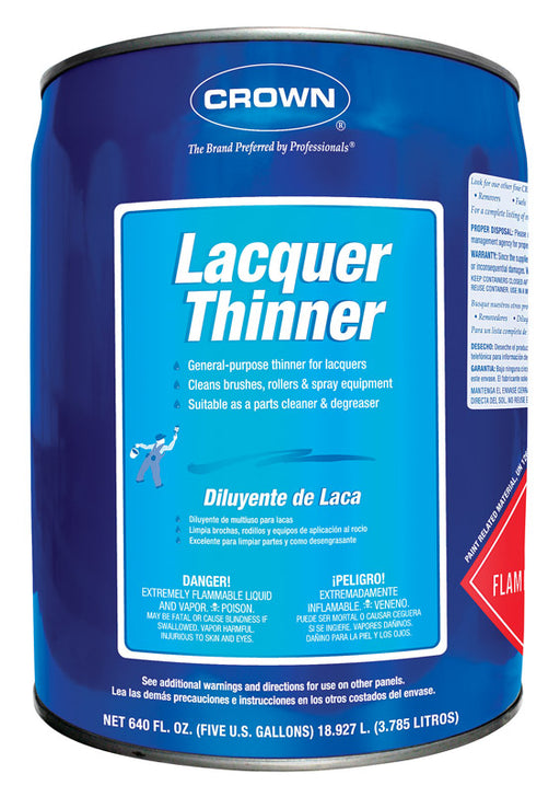 Crown Lacquer Thinner 5 gal