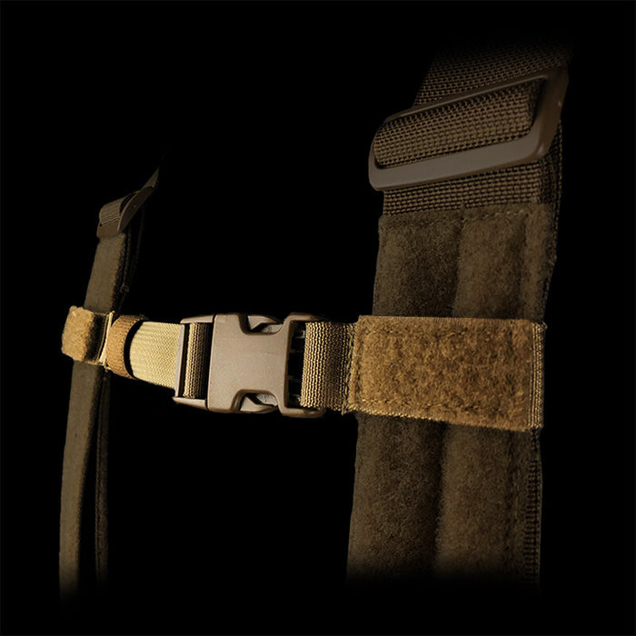 Suspender Attachment Sternum Strap Black