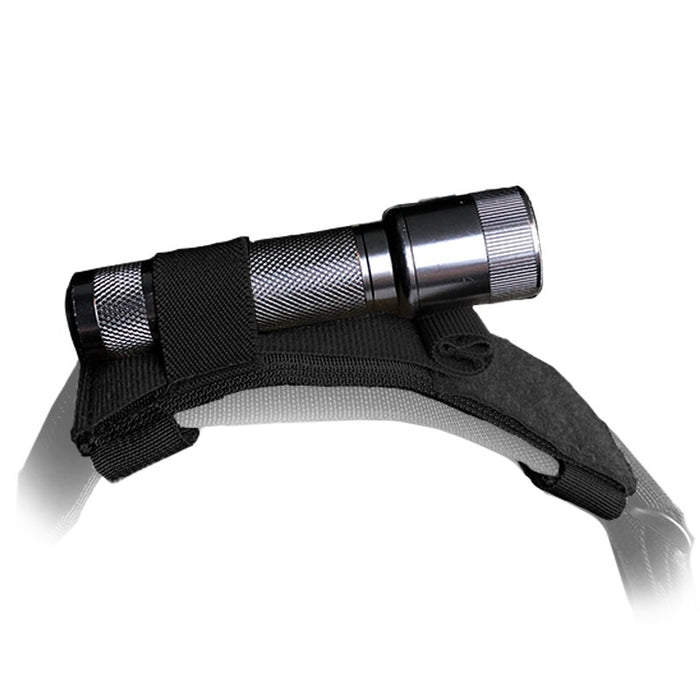 Shoulder Attach Mini Flashlight Leveler Black