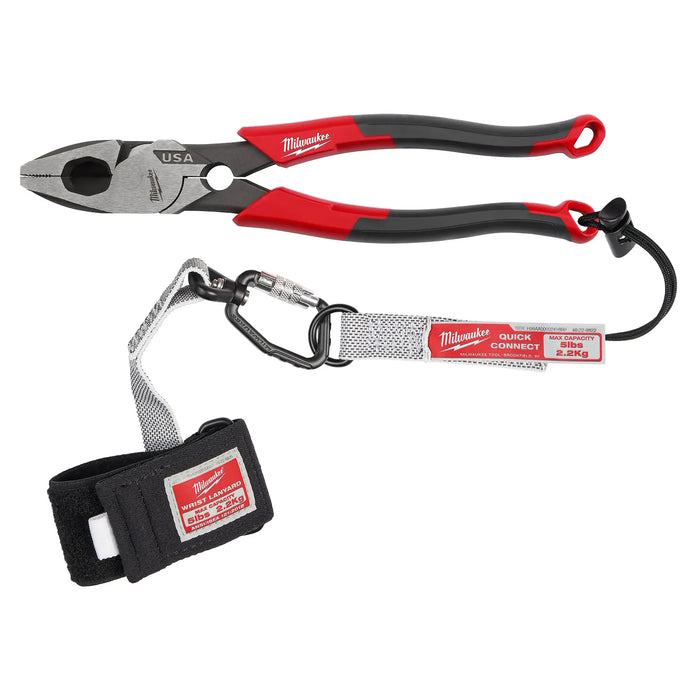 Milwaukee 9" Lineman's Comfort Grip Pliers w/ Thread Cleaner (USA) MT550T