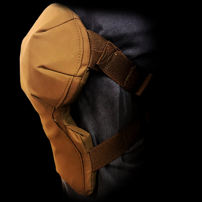 Heavy Duty Knee Pads with PORON® Coyote