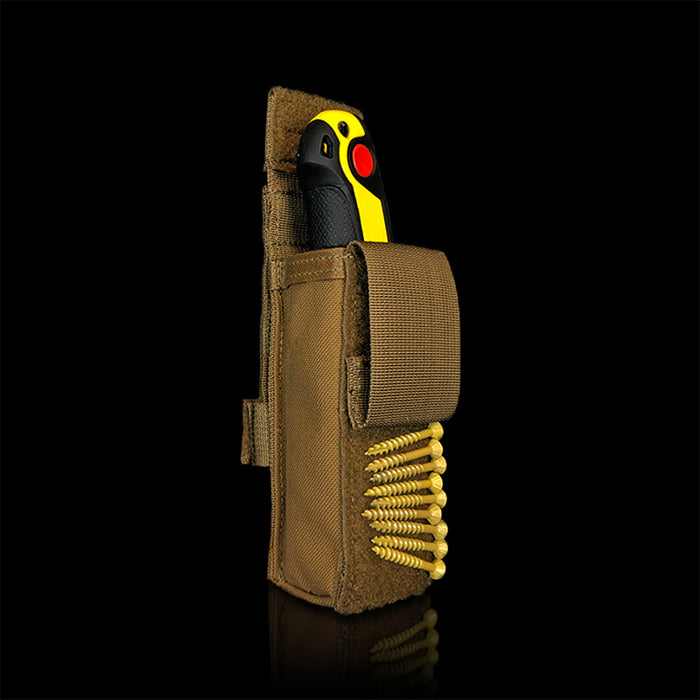 Utility Knife Pouch with 2" 26lb pull force magnet Black