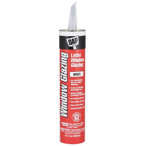 DAP White Latex Window Glazing Sealant 10.1 oz