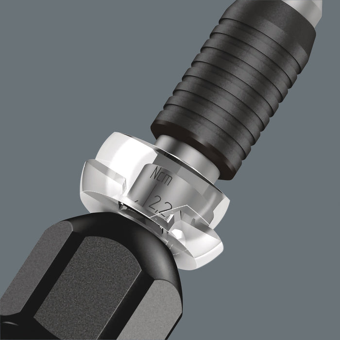Wera 1430 ESD Kraftform Micro adjustable torque screwdrivers (0.02-0.11 Nm) with quick-release chuck, 1430 ESD x 0.02-0.06 Nm 05074802001, view 8