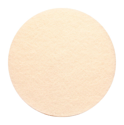 Gator 17 in. D Non-Woven Natural/Polyester Fiber Floor Polishing Pad White