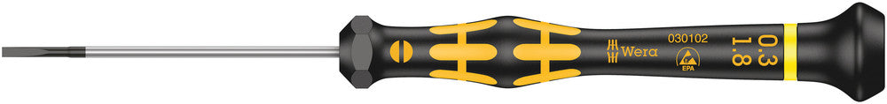 1578 A ESD Kraftform Micro screwdriver for slotted screws