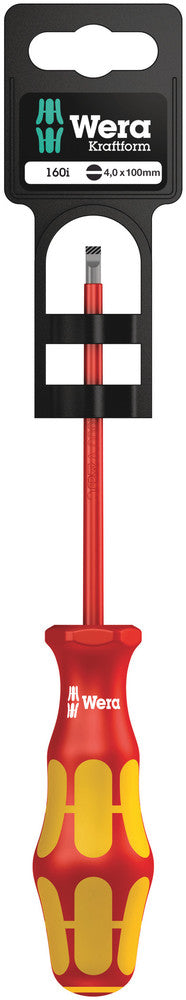 Wera 160 i SB VDE Insulated screwdriver for slotted screws, 0.8 x 4 x 100 mm 05100003001, view 2