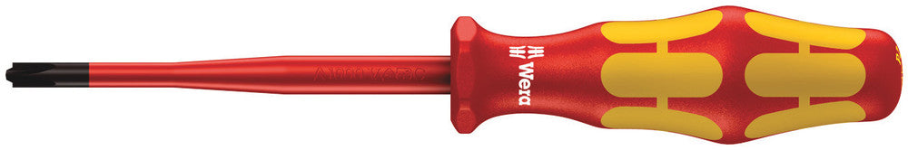 165 iSS PZ/S VDE Insulated screwdriver with reduced blade diameter for PlusMinus screws (Pozidriv/slotted)