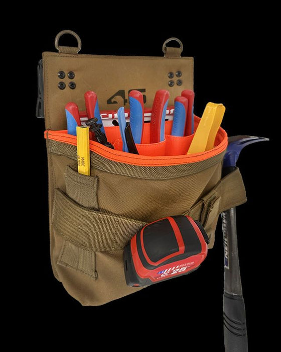 Main Tool Attachment Pouch ROTATE/QUICK RELEASE Coyote/Orange